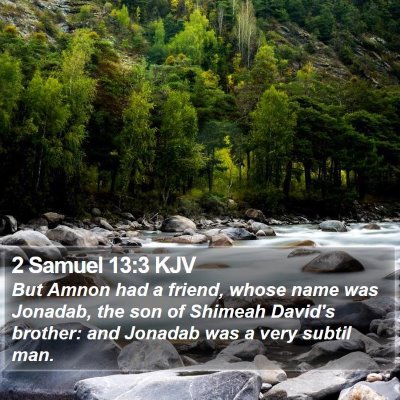 2 Samuel 13:3 KJV Bible Verse Image