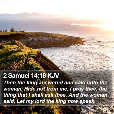 2 Samuel 14:18 KJV Bible Verse Image