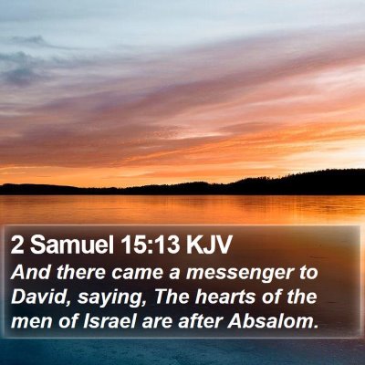 2 Samuel 15:13 KJV Bible Verse Image