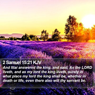 2 Samuel 15:21 KJV Bible Verse Image