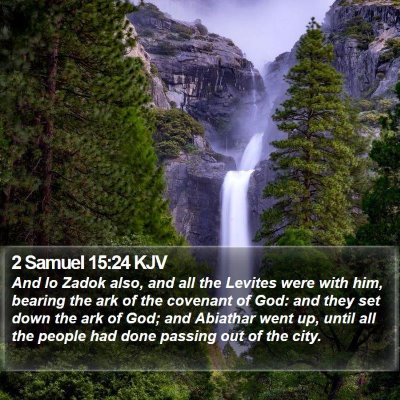 2 Samuel 15:24 KJV Bible Verse Image