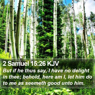 2 Samuel 15:26 KJV Bible Verse Image