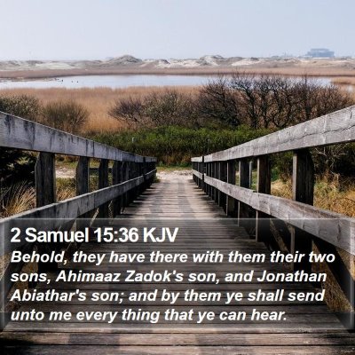 2 Samuel 15:36 KJV Bible Verse Image