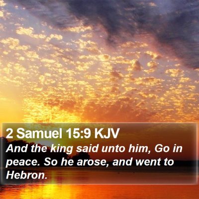2 Samuel 15:9 KJV Bible Verse Image