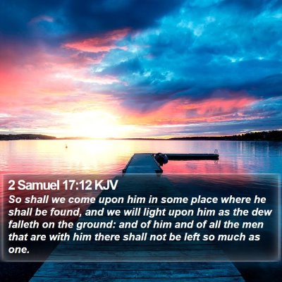 2 Samuel 17:12 KJV Bible Verse Image