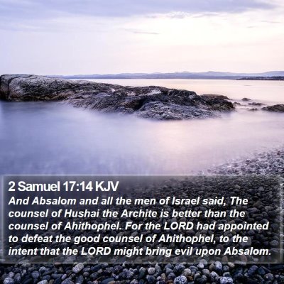 2 Samuel 17:14 KJV Bible Verse Image
