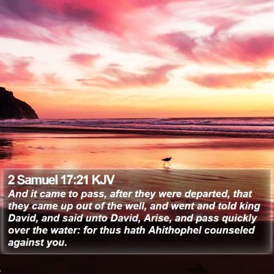2 Samuel 17:21 KJV Bible Verse Image
