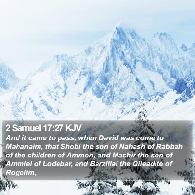 2 Samuel 17:27 KJV Bible Verse Image
