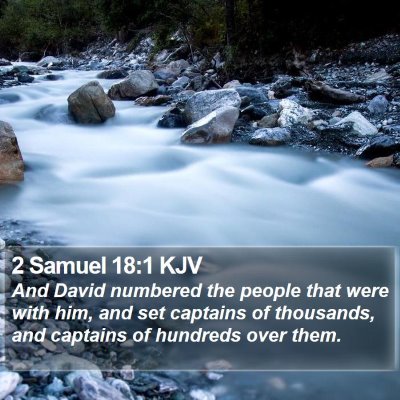 2 Samuel 18:1 KJV Bible Verse Image