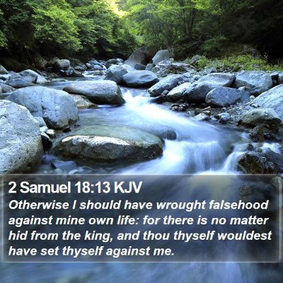 2 Samuel 18:13 KJV Bible Verse Image