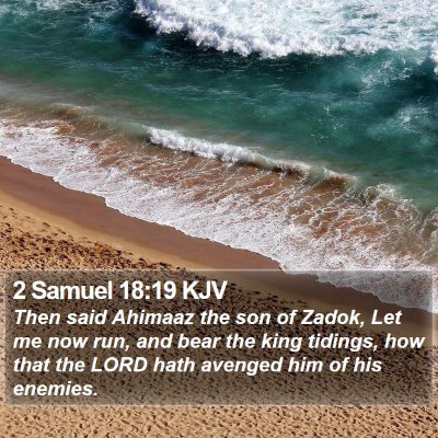 2 Samuel 18:19 KJV Bible Verse Image