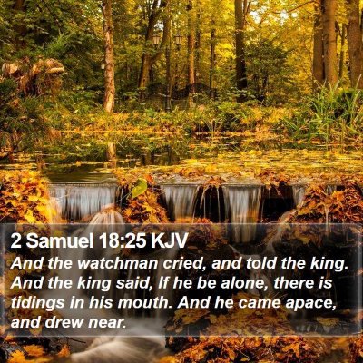 2 Samuel 18:25 KJV Bible Verse Image