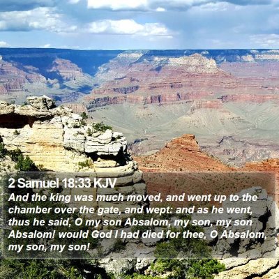 2 Samuel 18:33 KJV Bible Verse Image