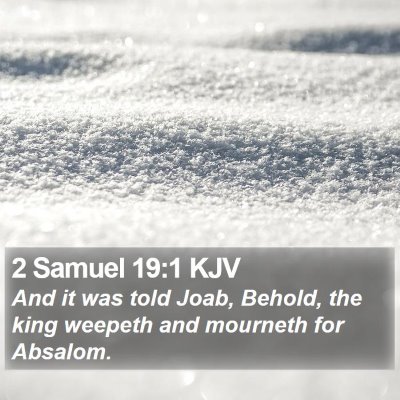 2 Samuel 19:1 KJV Bible Verse Image