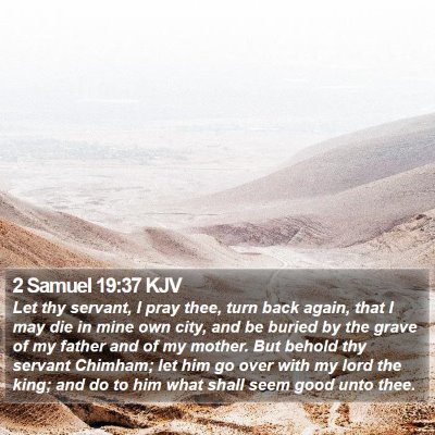 2 Samuel 19:37 KJV Bible Verse Image