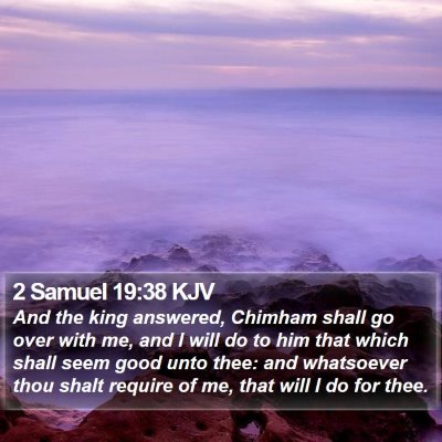 2 Samuel 19:38 KJV Bible Verse Image