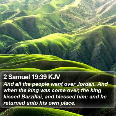 2 Samuel 19:39 KJV Bible Verse Image