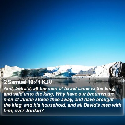 2 Samuel 19:41 KJV Bible Verse Image