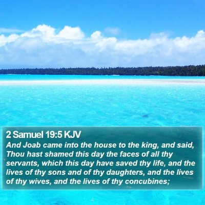 2 Samuel 19:5 KJV Bible Verse Image