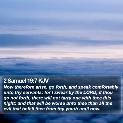 2 Samuel 19:7 KJV Bible Verse Image