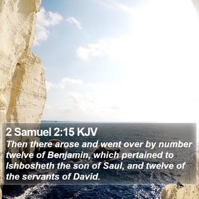 2 Samuel 2:15 KJV Bible Verse Image