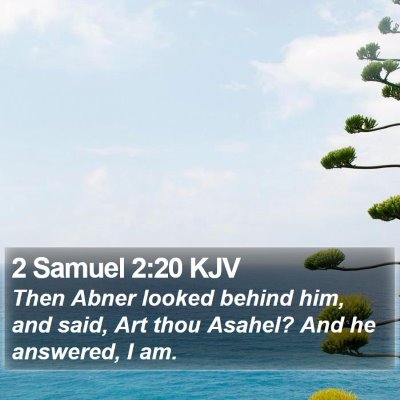 2 Samuel 2:20 KJV Bible Verse Image
