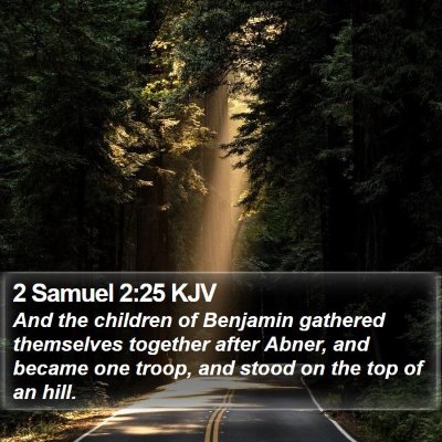 2 Samuel 2:25 KJV Bible Verse Image