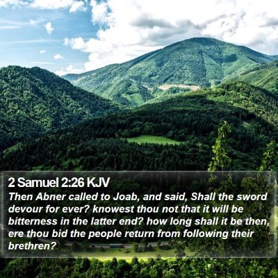 2 Samuel 2:26 KJV Bible Verse Image