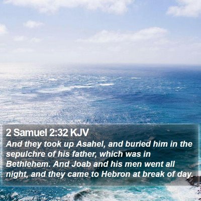 2 Samuel 2:32 KJV Bible Verse Image