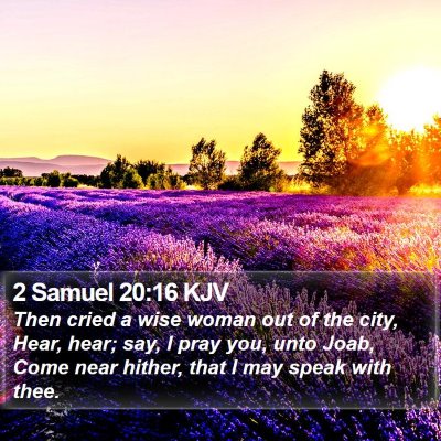 2 Samuel 20:16 KJV Bible Verse Image