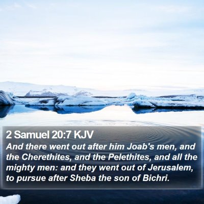 2 Samuel 20:7 KJV Bible Verse Image