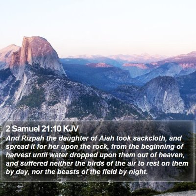 2 Samuel 21:10 KJV Bible Verse Image