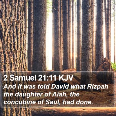 2 Samuel 21:11 KJV Bible Verse Image