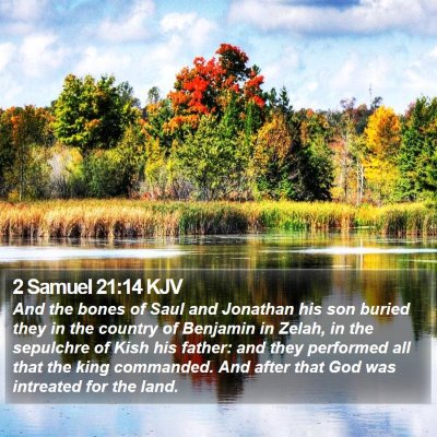 2 Samuel 21:14 KJV Bible Verse Image