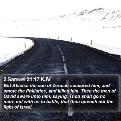 2 Samuel 21:17 KJV Bible Verse Image