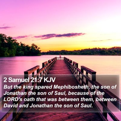 2 Samuel 21:7 KJV Bible Verse Image