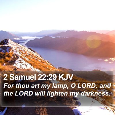 2 Samuel 22:29 KJV Bible Verse Image