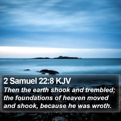 2 Samuel 22:8 KJV Bible Verse Image
