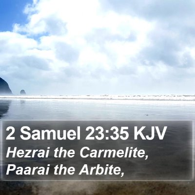 2 Samuel 23:35 KJV Bible Verse Image