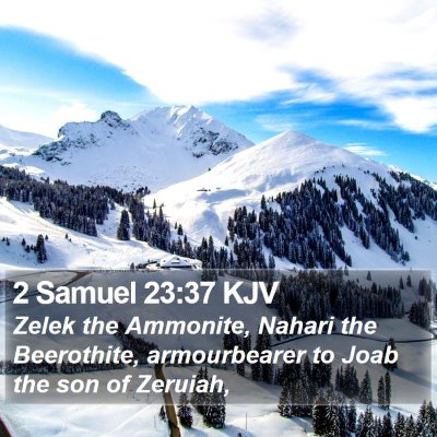 2 Samuel 23:37 KJV Bible Verse Image