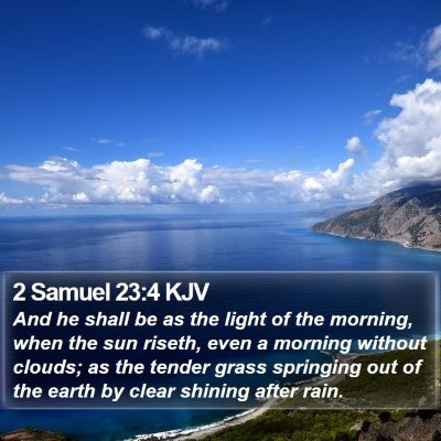2 Samuel 23:4 KJV Bible Verse Image