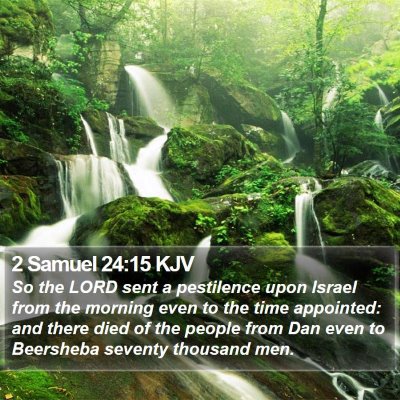 2 Samuel 24:15 KJV Bible Verse Image