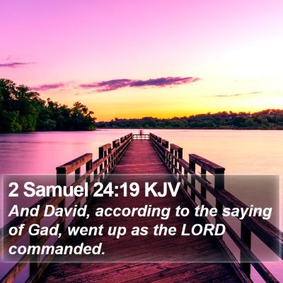 2 Samuel 24:19 KJV Bible Verse Image