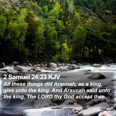 2 Samuel 24:23 KJV Bible Verse Image