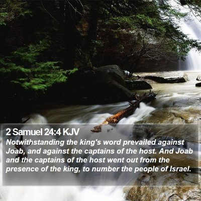 2 Samuel 24:4 KJV Bible Verse Image