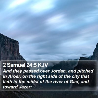 2 Samuel 24:5 KJV Bible Verse Image