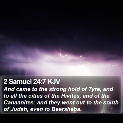 2 Samuel 24:7 KJV Bible Verse Image