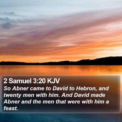 2 Samuel 3:20 KJV Bible Verse Image