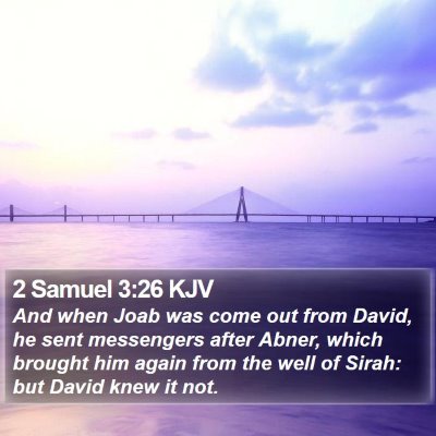 2 Samuel 3:26 KJV Bible Verse Image