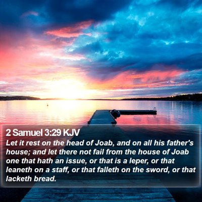 2 Samuel 3:29 KJV Bible Verse Image